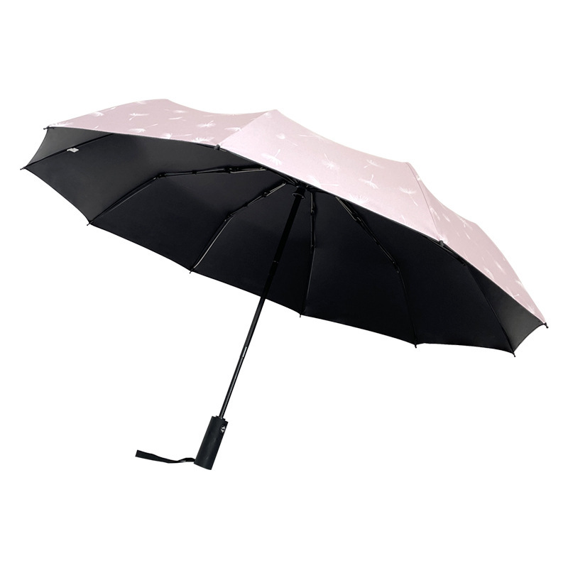 遮阳晴雨伞女男十骨折叠全自动两用雨伞广告防晒防紫外线太阳伞