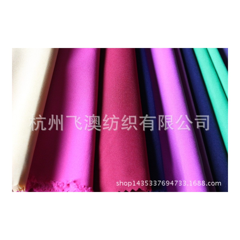 厂家直销100D平纹全涤四面弹，可以做转移印花