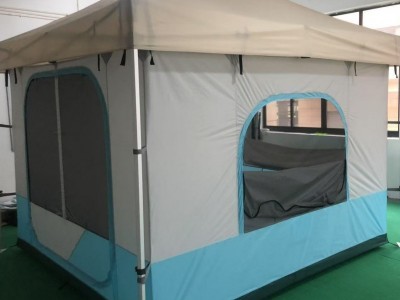 四脚加厚围布折叠帐篷户外遮雨大伞