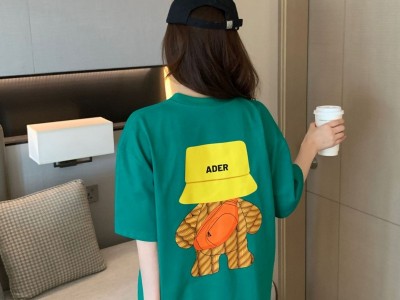 ader短袖T恤女2024夏季新款女装休闲