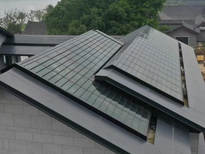 BIPV光伏屋面横瓦 铝镁锰 金属屋面