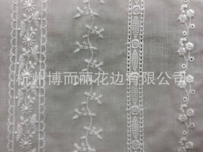 【厂家直销 】花边全棉镂空绣 镂空