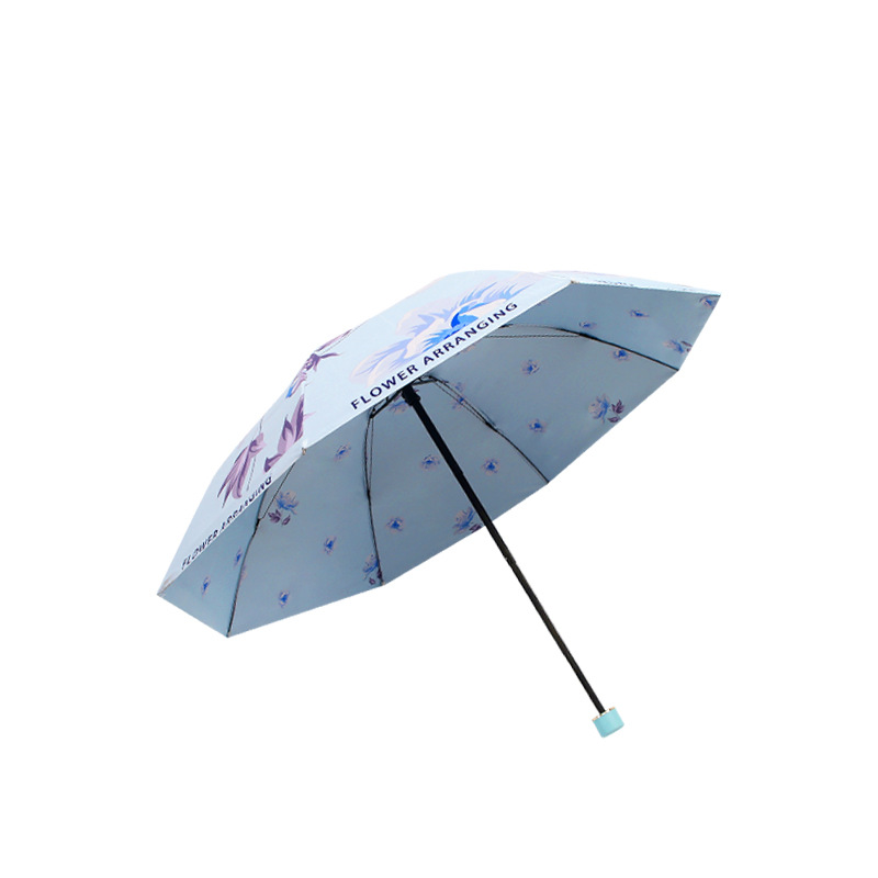 双面印花防晒晴雨两用太阳伞双层黑胶遮阳伞批发定制印刷logo广告