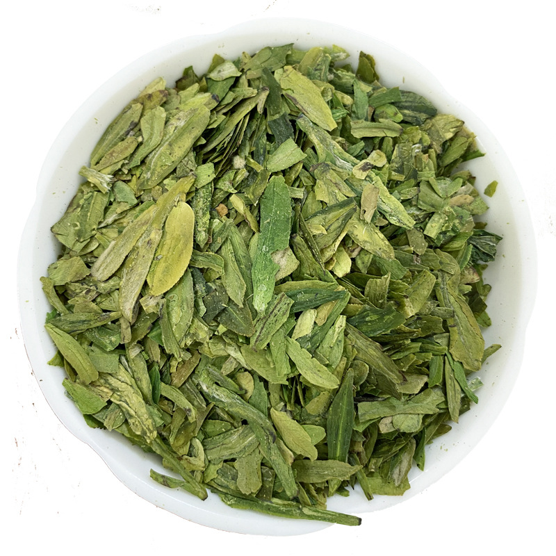 预售2024年明前茶碎茶叶龙井茶叶沫子500g奶茶店绿茶叶碎厂家