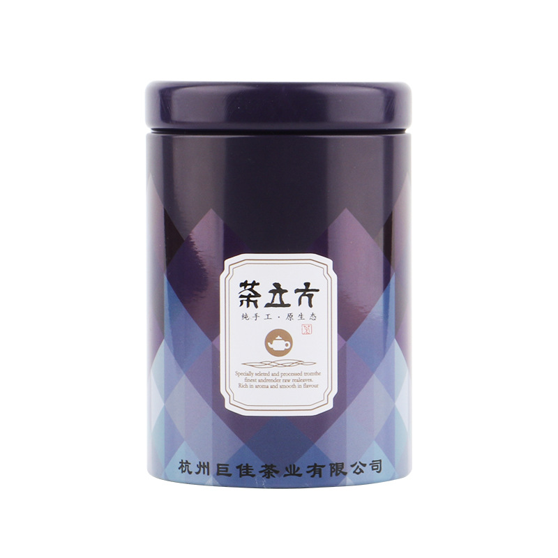 新茶初春新品茶立方浓香型龙井茶绿茶50g铁罐装厂家批发一件代发