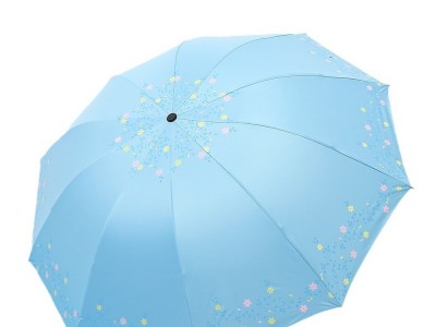 批发五折伞加大防晒太阳伞女黑胶晴