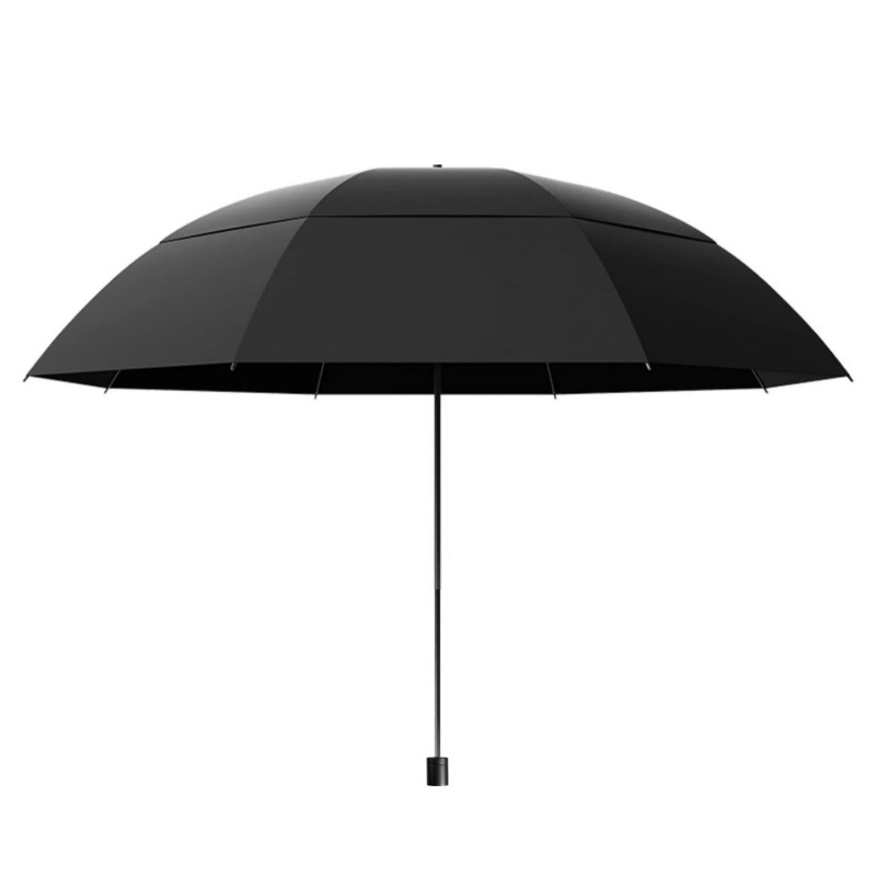 十二骨晴雨两用遮阳伞超大伞面黑胶防晒伞折叠雨伞可印logo广告伞