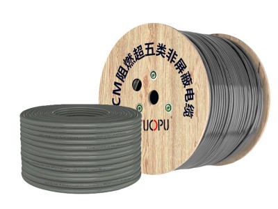 国标拓谱 C级阻燃超五类非屏蔽网线Z