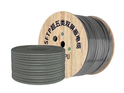 国标拓谱 SFTP超五类双屏蔽网线300