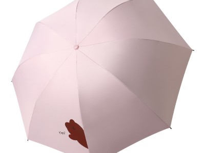 大量批发三折折叠雨伞印刷logo韩式