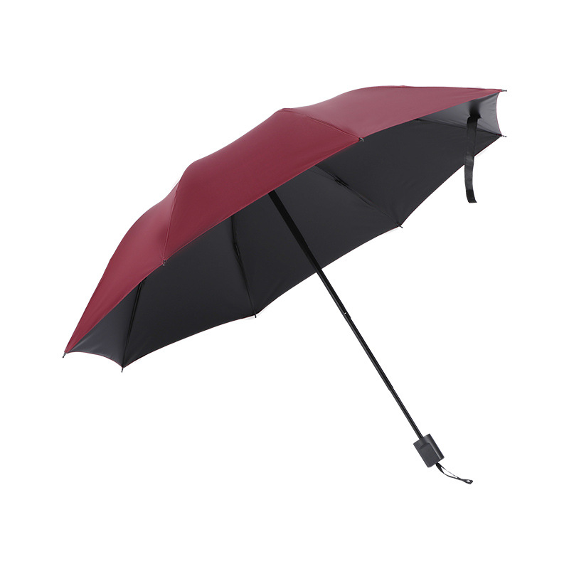 【工厂定制】雨伞大量批发可印图案印字定做礼品伞黑胶礼品广告伞