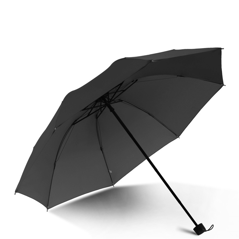 经典创意雨伞 素色碰击布8骨商务礼品伞 广告伞遮阳伞印刷Logo