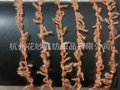粗针纱线3支涤纶半边绒纱线不掉毛羽