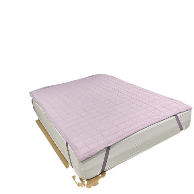 多色磨毛夹棉绗缝床单sheet 床垫四角绑带mattress pad