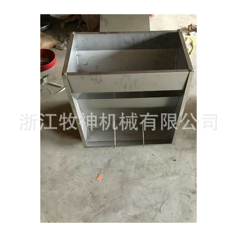 新款不锈钢双面料槽 不锈钢双面保育料槽 不锈钢双面自动干湿料槽