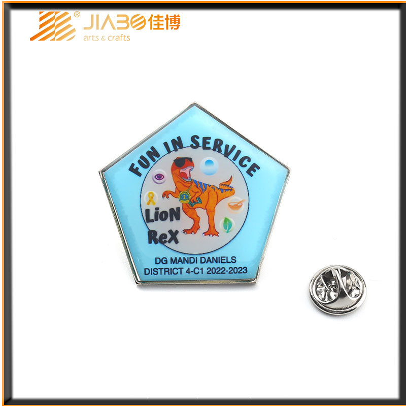 徽章定 制卡通烤漆珐琅滴胶印刷胸章胸针公司纪念章学校胸牌制 作