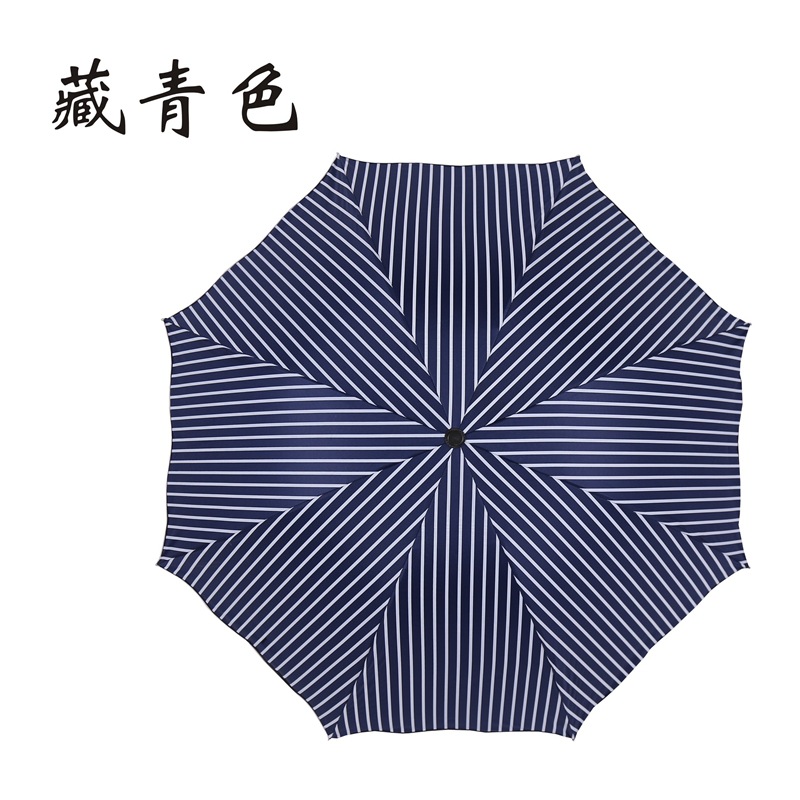 厂家直供冰竖条纹黑胶伞阿波罗太阳伞批发防晒遮阳伞加印logo广告