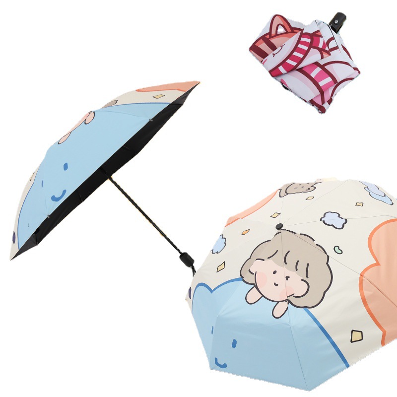 批发定 制儿童男女宝宝幼儿园上学专用防紫外线遮阳晴雨两用雨伞