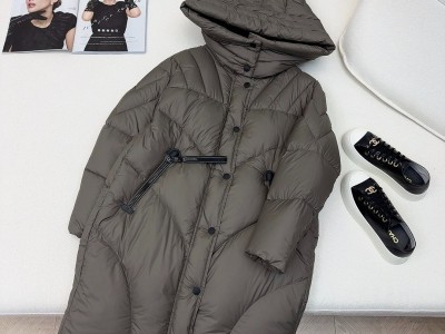 max家外贸羽绒服女中长款加厚保暖90