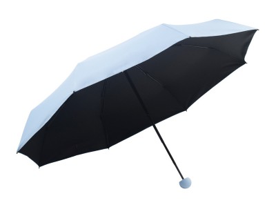 纯色雨伞折叠伞高级感遮阳太阳伞防