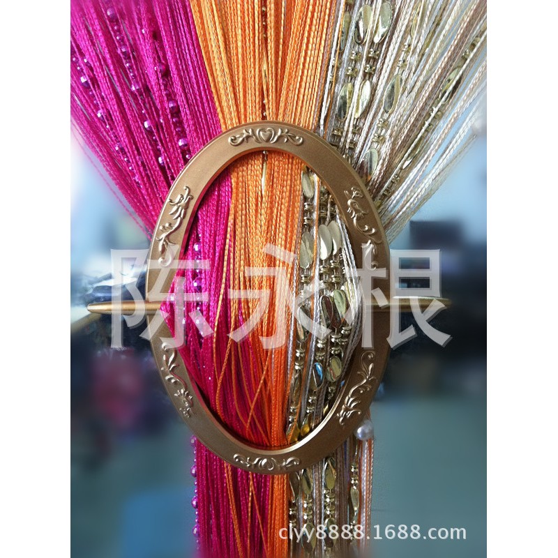 欧式帘扣窗纱扣绑带线帘门帘扣窗帘扣绑绳扎花