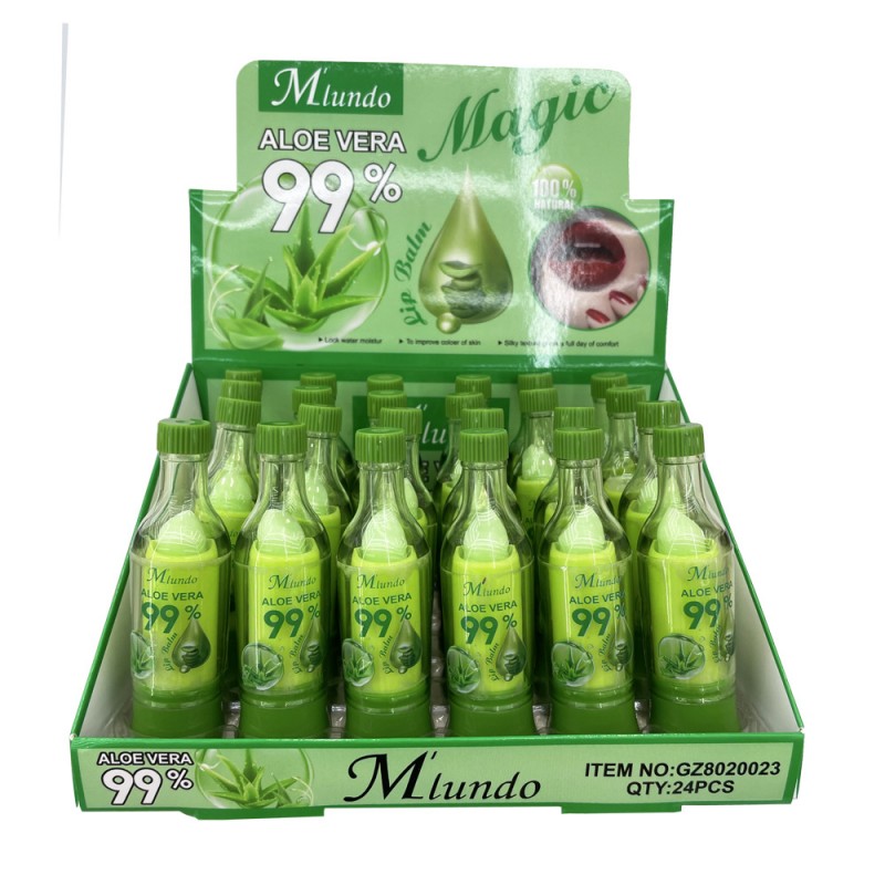 Mlundo 温变芦荟唇膏不掉色保湿滋润不脱色不沾杯唇油彩妆批发