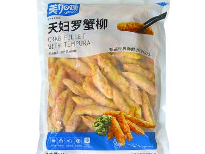 美加佳天妇罗蟹柳1kg 商用模拟蟹柳
