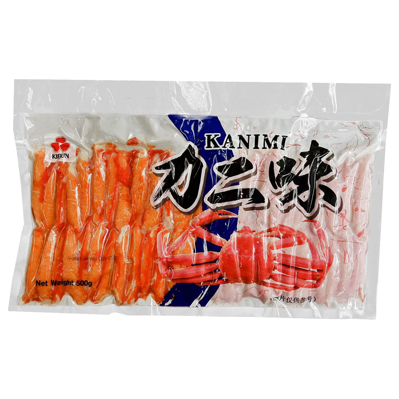 纪文蟹柳力二味蟹柳棒泰国进口鱼香蟹柳火锅寿司蟹柳即食500g