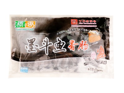 源之香墨斗鱼香肠20包台湾黑色墨鱼