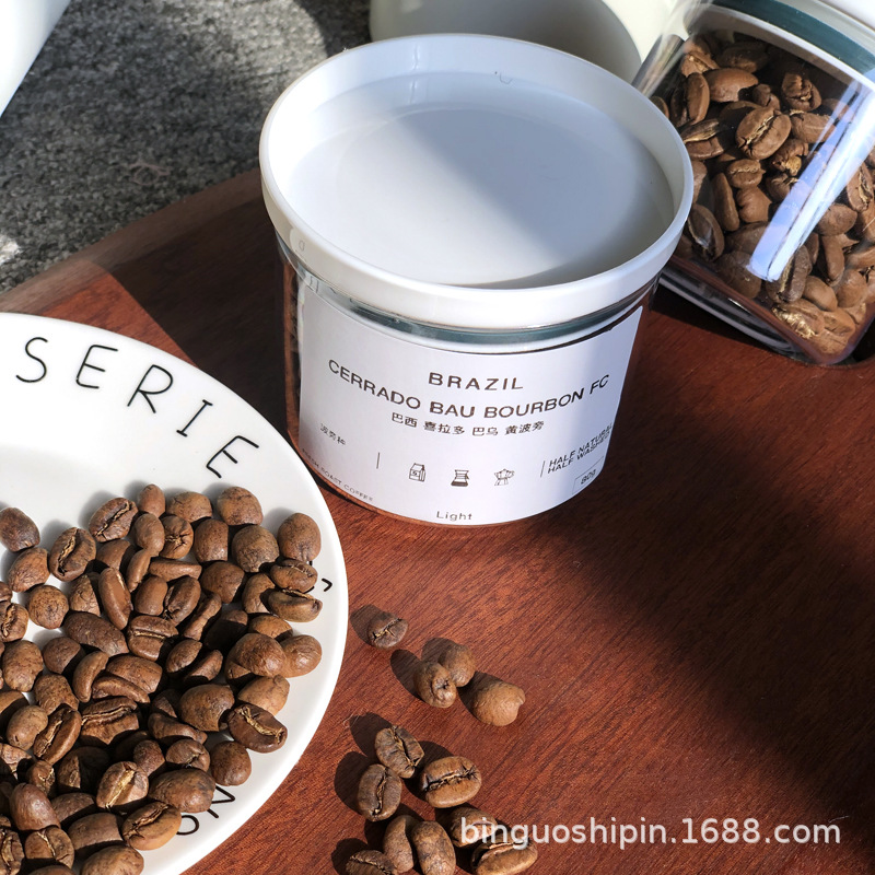 蓝山曼特宁耶加雪菲巴西肯尼亚原产地进口精品手冲咖啡豆 80g罐装
