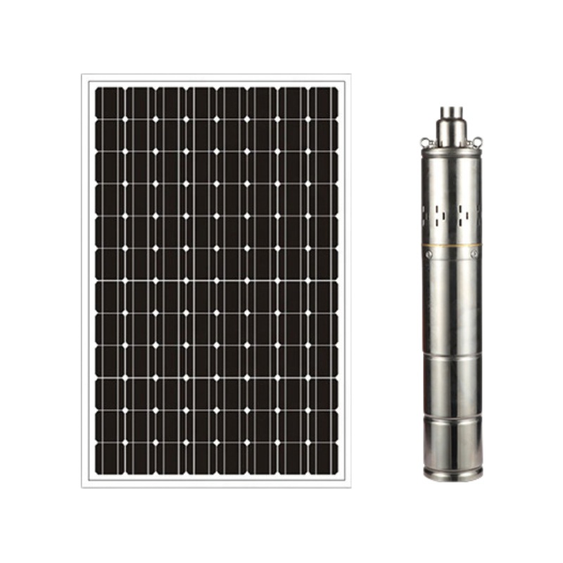 太阳能无刷螺杆直流泵24V48V内置控制器小型不锈钢深井潜水泵