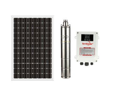 4寸太阳能螺杆泵 家用农用微型潜水