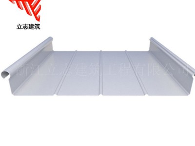 娱乐设施钢结构屋面65-400型0.9厚铝