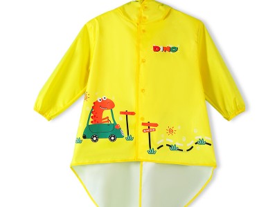 儿童雨衣连体幼儿园宝宝雨衣鲨鱼卡
