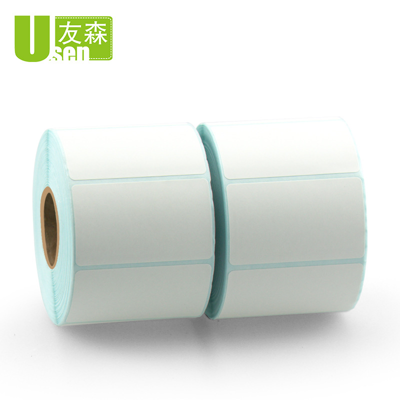 友森优质三防热敏不干胶打印纸条码纸 热敏标签纸50*30*1200横版