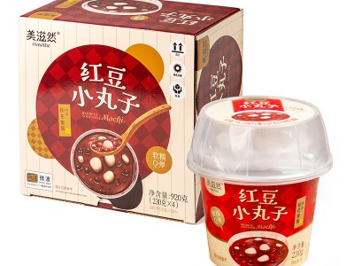 美滋然红豆小丸子红豆年糕糖水糯米