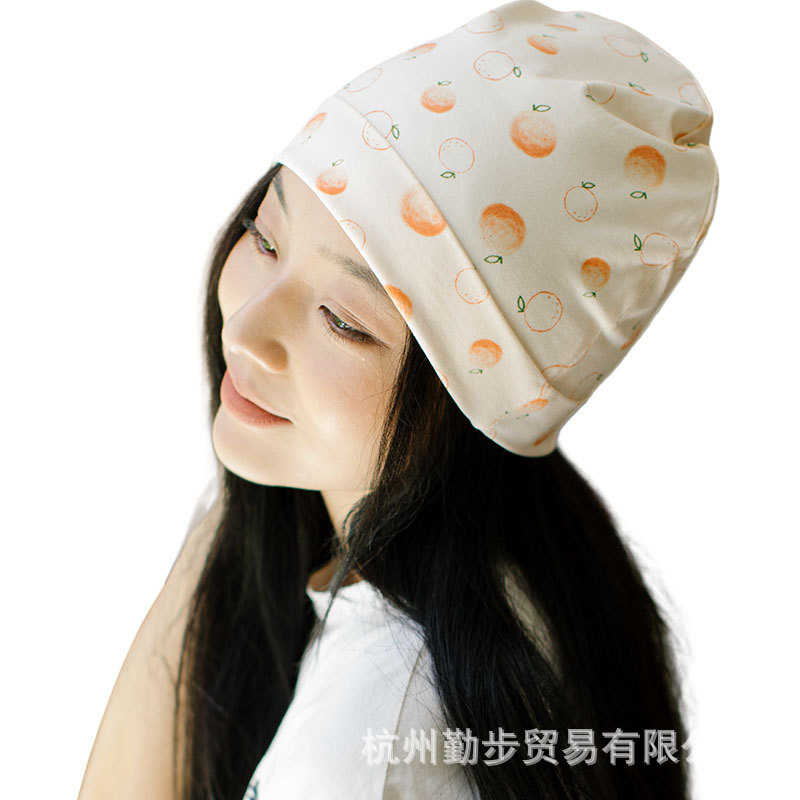 月子帽夏季薄款透气产后套头孕妇帽坐月子护头防风舒适产妇头巾
