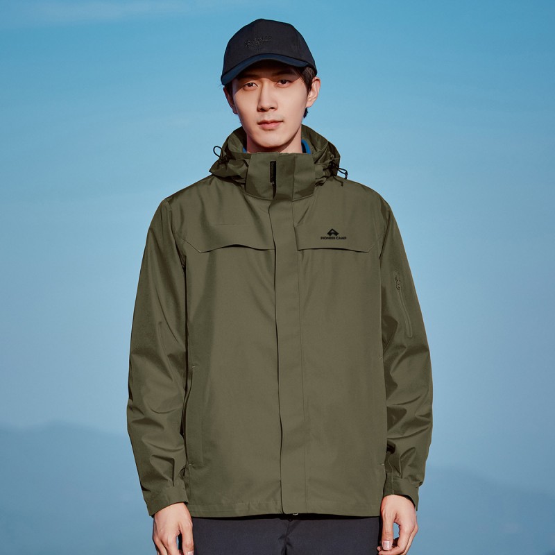 【朱雀冲锋衣】户外旅行硬壳男高海拔登山服外套防风防雨腋下拉链