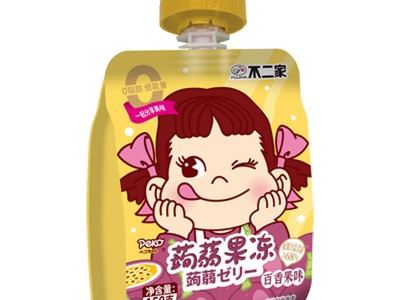 不二家蒟蒻果冻150g白桃味可吸吸果