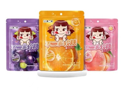 不二家果汁软糖57g袋装水果味QQ软糖