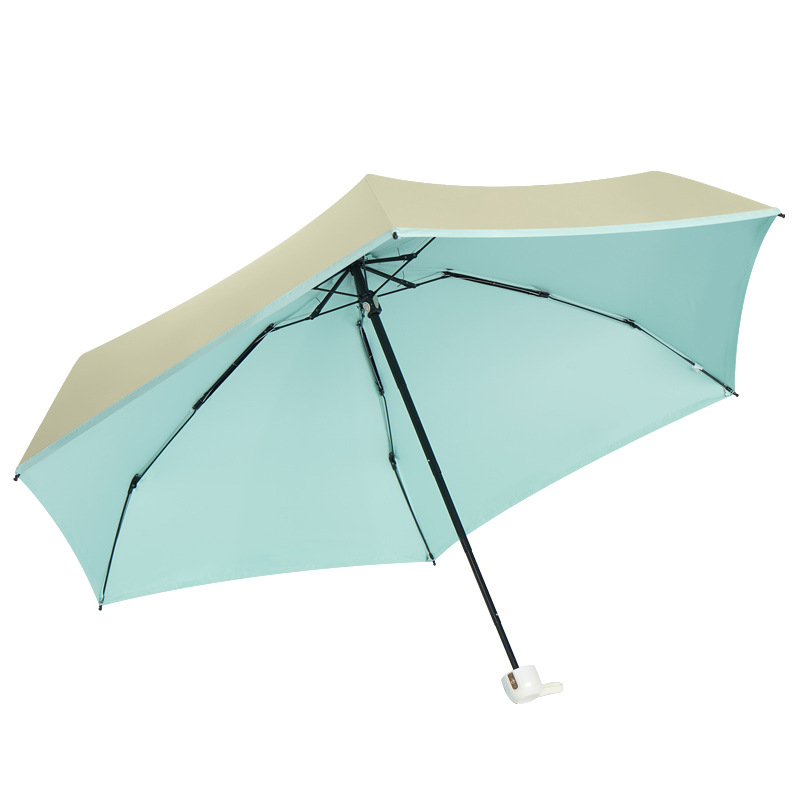 工厂批发三折叠伞超轻彩胶遮阳伞小巧便携晴雨伞两用太阳伞防晒伞
