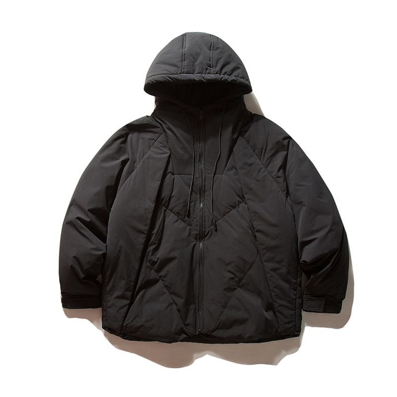 森波服饰2024年冬季新款90白鸭绒连帽羽绒服男保暖夹克外套-YR123