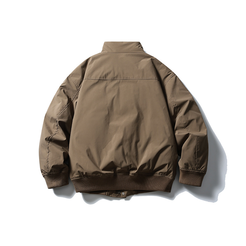 森波服饰2024年冬季日系白鸭绒保暖羽绒服外套宽松百搭外套-YR006