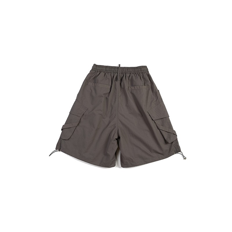 森波服饰2022夏季新品日系工装多口袋纯色休闲运动短裤-H68