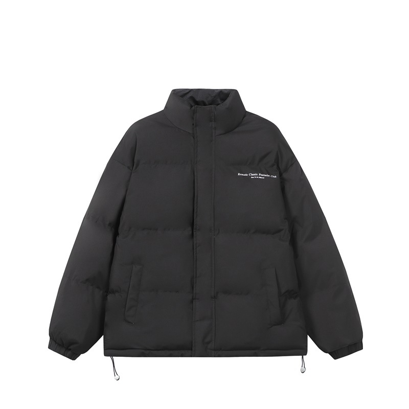 森波服饰2024年冬复古字母印花面包服加厚保暖棉服外套-MF2599