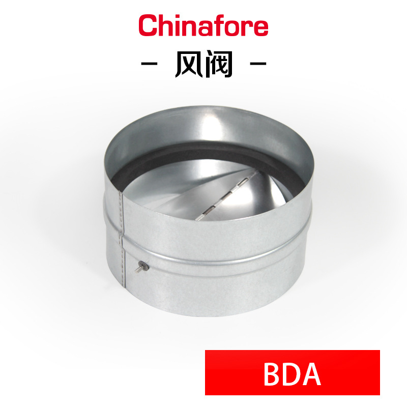 Lifo/俪风 厂家直销通风管道圆形密封止回阀镀锌风管烟道止逆阀