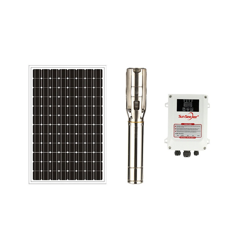 solar water pump 出口非洲太阳能光伏潜水泵 DC直流水泵 叶轮泵