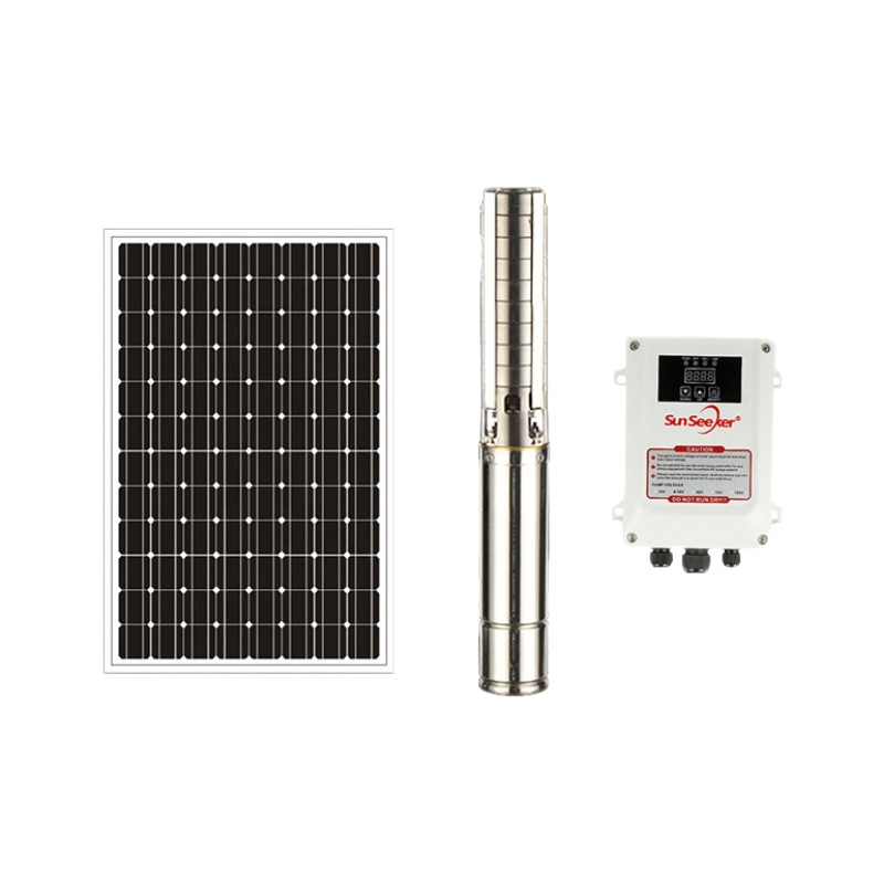 4寸潜水泵 不锈钢叶轮泵 太阳能光伏水泵 多级离心泵MPPT控制器