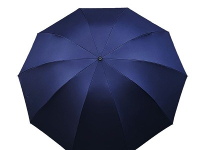 男士大号双人商务折叠雨伞黑胶遮阳