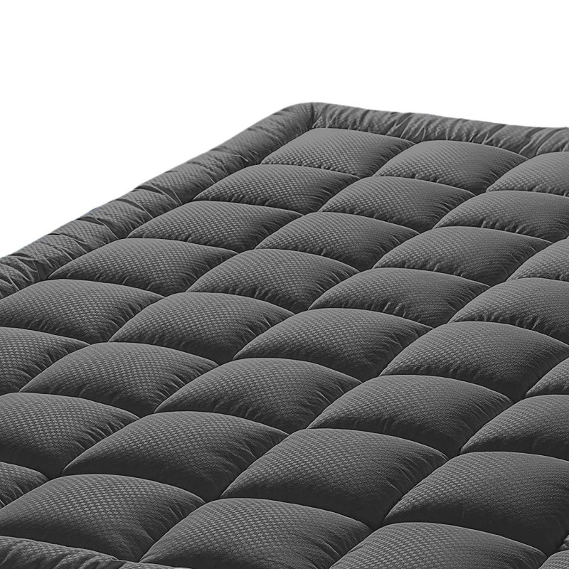 厂家直供亚马逊定制加厚夹棉床笠床护垫带床裙可固定mattress pad